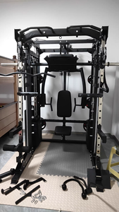 Machine Smith multifonction de qualité commerciale pour <span class=keywords><strong>station</strong></span> de musculation, appareil d'entraînement de force complet pour l'intérieur - Product Image 6