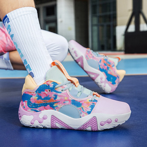 Chaussures de basketball <span class=keywords><strong>Paul</strong></span> George 6ème génération pour hommes et femmes, prêtes pour le jeu, à lacets, avec protection anti-torsion et semelle intégrale pour amorti - Product Image 1