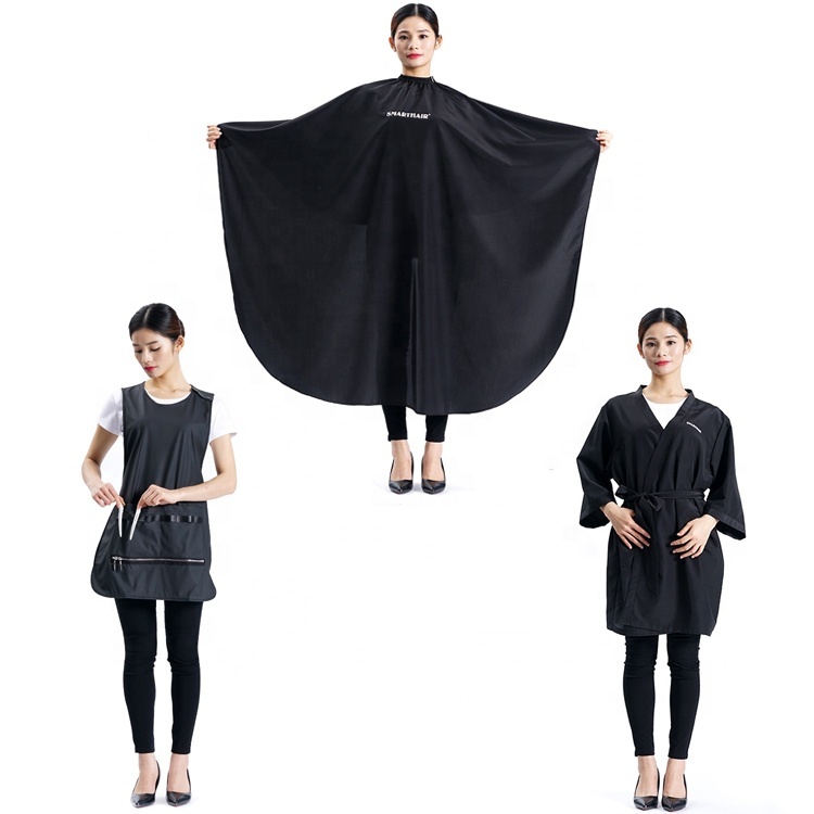 Biodegrad Anti статического Custom Hairdresser Aprons Waterproof Barber Capes Haircut Salon Cape