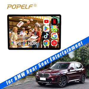 Moniteur d'appuie-tête de voiture 13,3 pouces Android 13.0 8 cœurs Full HD Écran tactile Double WiFi BT Lecteur tablette pour siège arrière Réglable pour BMW - Product Image 1