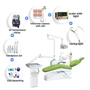 Full set electrical dental chair wholesale price luxury dental equipments complete implant dental chair