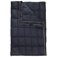 Prix direct d'usine, couverture de voyage gonflable super douce imprimée, couverture de camping imperméable toutes saisons, portable, dans une pochette