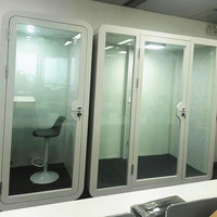 1 personne salle insonorisée studio cabine d'enregistrement vocal cabine de silence cabines insonorisées portables