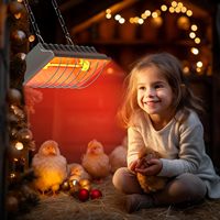 Poulet suspendu couveuse poulailler chauffage volaille bétail chaud couveuse plaque lampe chauffante