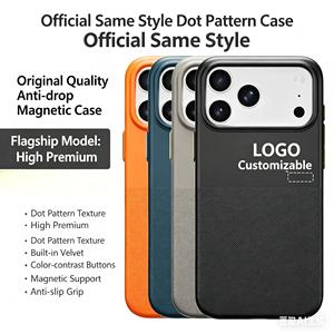 <span class=keywords><strong>Funda</strong></span> <span class=keywords><strong>Oficial</strong></span> para Teléfono con Patrón de Puntos en Relieve, Cubierta Magnética de TPU para 17 - Product Image 2