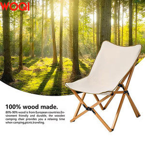 Silla de camping portátil de madera Woqi, silla plegable para exteriores de 36.2 pulgadas de altura con bolsa de transporte para uso en jardín y viajes. - Product Image 3