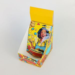 Ensemble de Sacs en Mylar Design Personnalisé avec Boîtes Emballage en Boîte de 3.5g Sac en Feuille d'Aluminium à Intérieur Zip pour Bonbons Snack - Product Image 6