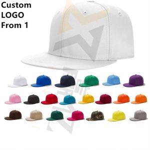 Gorra Deportiva Personalizada de Alta Calidad con Logotipo Bordado en 3D, Visera Plana de Algodón y Cierre a Presión - Product Image 1