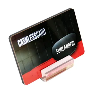 SUNLANRFID MIFARE cr80 emv 1356 13.56mhzのブランクid書き込み可能BlankチップスマートRFID Card良質