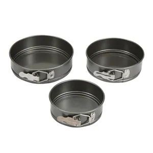 Goede Kwaliteit Grey Ronde Kerst Chocolade Mousse Metalen Cakevorm Carbon Staal Bakken Cakevorm Set