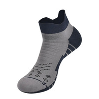Coolmax – chaussettes de course antibactériennes 7A pour hommes, déodorantes d'été, absorbant la sueur, antidérapantes, à compression, anti-friction, chaussettes de sport