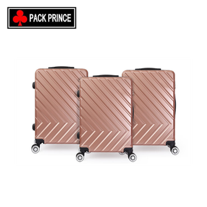 गुलाब सोने Abs ट्राली यात्रा सेट सूटकेस - Product Image 2