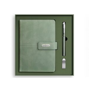 Coffret Cadeau Luxe Personnalisable pour Journal d'Affaires : Carnet A5 avec Stylo et Clé USB, Ensemble Cadeau Personnalisé avec Logo - Product Image 2