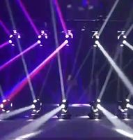 Yifa dernière conception 6x40w RGBW DJ faisceau lumineux tête mobile pour les événements de fête mariage Disco Club DJ