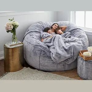 extra large OVERSIZE giant foam bean bag sofa chair, indoor and outdoor living room beanbag sitting beanbag lazy lounger