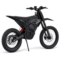 Moto tout-terrain électrique CEMOTO D02 72V 25AH 6000W pour adultes, pneus larges, tout-terrain, hors route, VTT électrique
