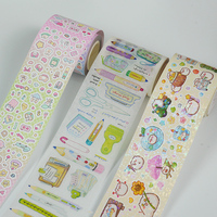 Cinta Adhesiva Decorativa Washi con Diseño Kawaii, Impresión Digital Personalizada Hercter, de Fábrica, para Agendas Diarias