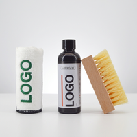 Kit de nettoyage de baskets OEM sous marque privée, ensemble de nettoyage de chaussures avec logo personnalisé, fabricant de kits d'entretien de chaussures