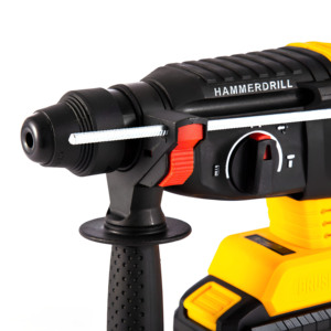 Perceuse à percussion électrique rechargeable sans balais avec batterie au lithium, perceuse à percussion sans fil multifonctionnelle, el - Product Image 3