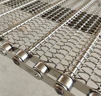 Bande transporteuse en maille métallique plate sur mesure en acier inoxydable 304 pour fours à biscuits, fours à pizza et systèmes de refroidissement industriels