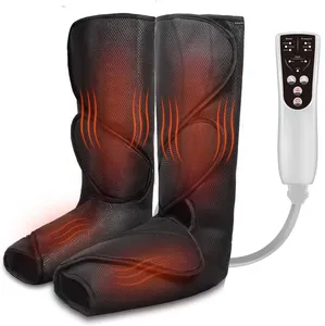 LUYAO Massager Machine Foot Calf Knee Pressure Shiatsu Foot Leg Massager Machine With Heat Air Pressure Compress Leg Massager