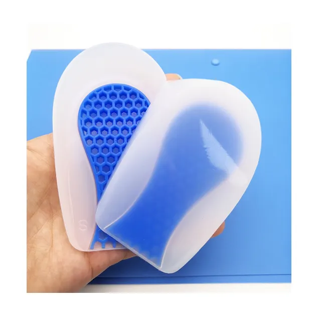 Unisex Hot Selling Medical Comfort Gel Silicone Foot Half Sole Insoles Silicone Shoe Pad