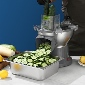Hachoir Électrique Multifonctionnel Commercial pour Légumes, Coupe-Légumes, Trancheuse, Découpeuse, Machine à Hacher les Légumes Mini Professionnelle - Product Image 4