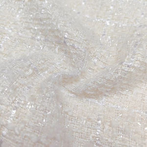 Tissu de tweed de boucle de chenille de polyester de RTS 100% pour le costume/manteau - Product Image 2