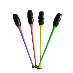 Bâton de gymnastique rythmique de couleur unie pour spectacle de danse, vente en gros - Product Image 1