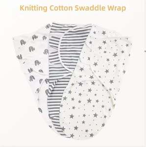 Produits de haut niveau Couverture d'emmaillotage pour bébé en gros de haute qualité avec chapeaux Sleep Swaddle - Product Image 5