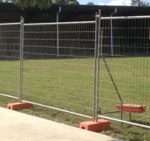 Hochwertiger australischer temporärer Zaun mieten beweglicher Zaun für Baustelle