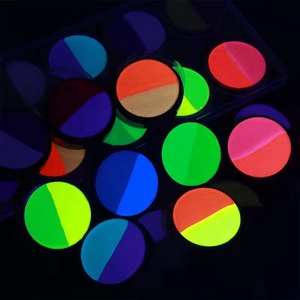 Palette de peinture multifonctionnelle 20 couleurs phosphorescentes Palette de maquillage Halloween Glow Paint Eye Shadow for Face - Product Image 5