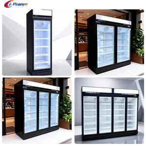 Refrigerador Vertical de Exhibición con Adhesivo Personalizado en el Interior, Refrigerador Comercial con LED para Tienda, Congelador - Product Image 4