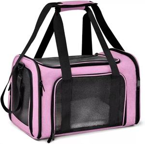 Portable Expandable Soft Sided <strong>Pet</strong> <strong>Carrier</strong> Backpack Luxury Zipper Four Mesh Windows <strong>for</strong> Small Dogs Cats Puppies <strong>Bike</strong> Riding - Product Image 5