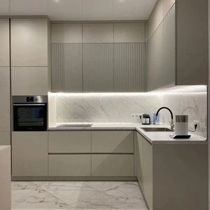 Phật sơn nhà máy tùy chỉnh toàn Bộ nhà bếp tủ bếp đá thạch anh bàn tùy chỉnh rắn tủ gỗ tùy chỉnh - Product Image 2