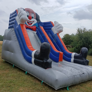 Toboggan gonflable commercial <span class=keywords><strong>à</strong></span> thème <span class=keywords><strong>clown</strong></span> pour enfants, château gonflable extérieur avec piscine pour enfants et adultes - Product Image 3