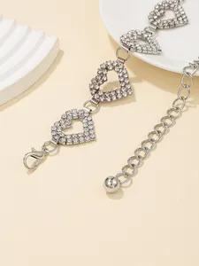 Hot Selling Rhinestone Heart Belly Waist Chain Women Sexy Punk Nightclub Rock Multi-Layer Body Chain