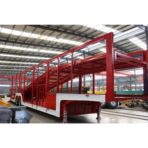 Semirremolque Portacoches Diésel Automático de Doble Eje Rojo, 10 Toneladas de Peso Bruto Vehicular, Nuevo, Soporte Técnico por Video de Shandong - Product Image 4