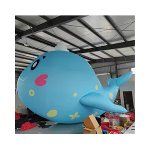 Động Vật Đại Dương Cá voi mô hình Inflatable động vật biển hình thổi lên ánh sáng Inflatable cá heo để trang trí