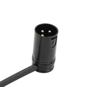 Conectores XLR de perfil bajo más limpios conector XLR de cuerpo corto con espacio bajo de perfil bajo para micrófonos de cámara, mezclador - Product Image 1