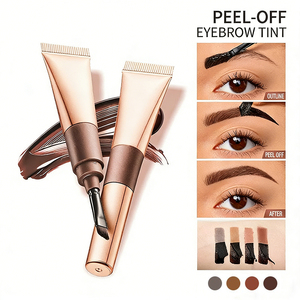 Gel Teintant Sourcils Peel-Off Effet Tatouage Longue Durée Imperméable avec Brosse et Plateau Portable - Product Image 2