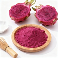 Poudre de fruit du dragon rouge naturel de la meilleure qualité, qualité alimentaire, extrait de fruit de pitaya séché par pulvérisation, emballage en fût, vente en gros