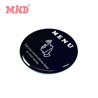 Autocollant Nfc de menu de restaurant scannable QR CODE de grande taille 60MM pour les médias sociaux
