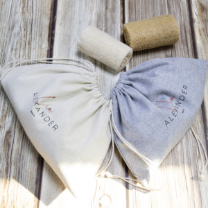 Prix d'usine, logo personnalisé, pochette en coton réutilisable et recyclable, cordon de serrage, sérigraphie, emballage, promotion, cadeau, bijoux USM - Product Image 6