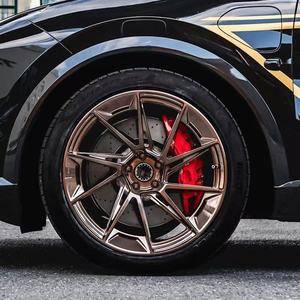 ล้อแม็กซ์ Sailen Hot Sale ขนาด 18-22 นิ้ว อลูมิเนียมฟอร์จ สีดำ ลายหลายก้าน 5x100/114.3/120/112 และ 24x14 สำหรับรถ SUV  ตกแต่ง/อัพเกรด - Product Image 1