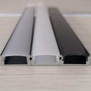 Montaje en esquina Techo Forma de V Extrusión anodizada Tira de LED empotrada Canal de luz Perfil de aluminio Proyectos de Iluminación Comercial - Product Image 6