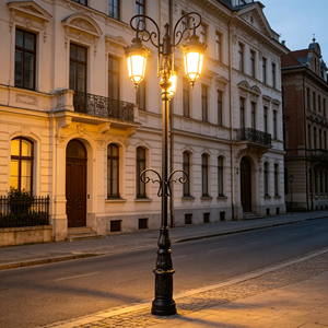 Luces LED de Jardín de Aluminio Europeas de Lujo, Grandes, para Exteriores, con Alimentación de CA, para Iluminación de Paisajes de Villas Residenciales - Product Image 1
