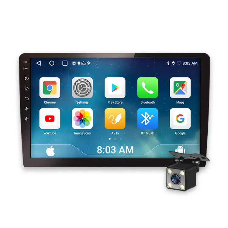 Radio Estéreo con gps para coche, radio con android, 2 din, 1280x720, dsp, 9 y 10 pulgadas, audio, oferta