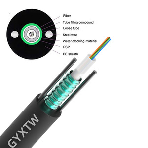 Cavo <span class=keywords><strong>in</strong></span> <span class=keywords><strong>Fibra</strong></span> <span class=keywords><strong>Ottica</strong></span> Monomodale Sotterraneo Uni-tube Prezzo di Fabbrica 2 4 6 8 12 16 Core Cavo <span class=keywords><strong>in</strong></span> <span class=keywords><strong>Fibra</strong></span> <span class=keywords><strong>Ottica</strong></span> Armato con Nastro d'Acciaio GYXTW - Product Image 2