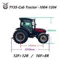 Nouveau Tracteur 4x4 Automatique Haute Passeabilité Forte Adaptabilité Châssis Épais Connexion Solide Pompe 100-120 CV Diverses Applications Agricoles
